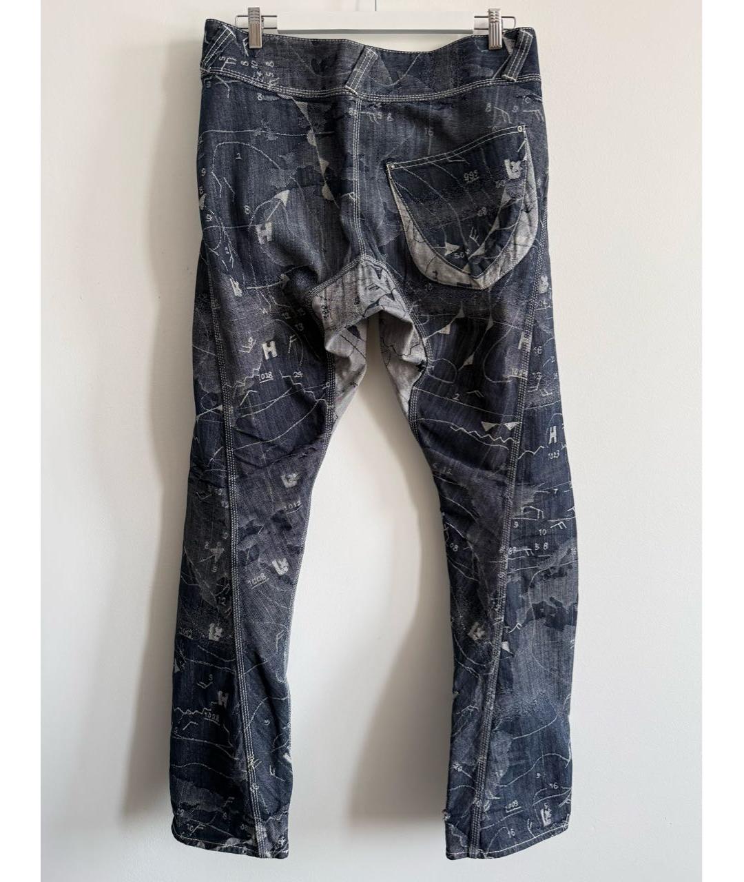 ISSEY MIYAKE Синие хлопковые джинсы, фото 2