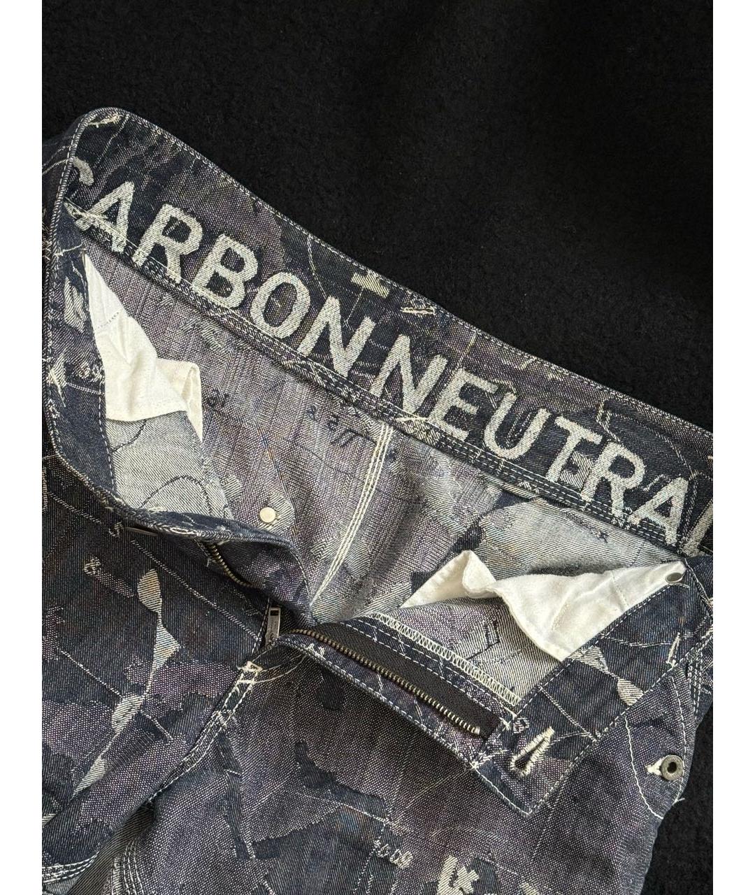 ISSEY MIYAKE Синие хлопковые джинсы, фото 5