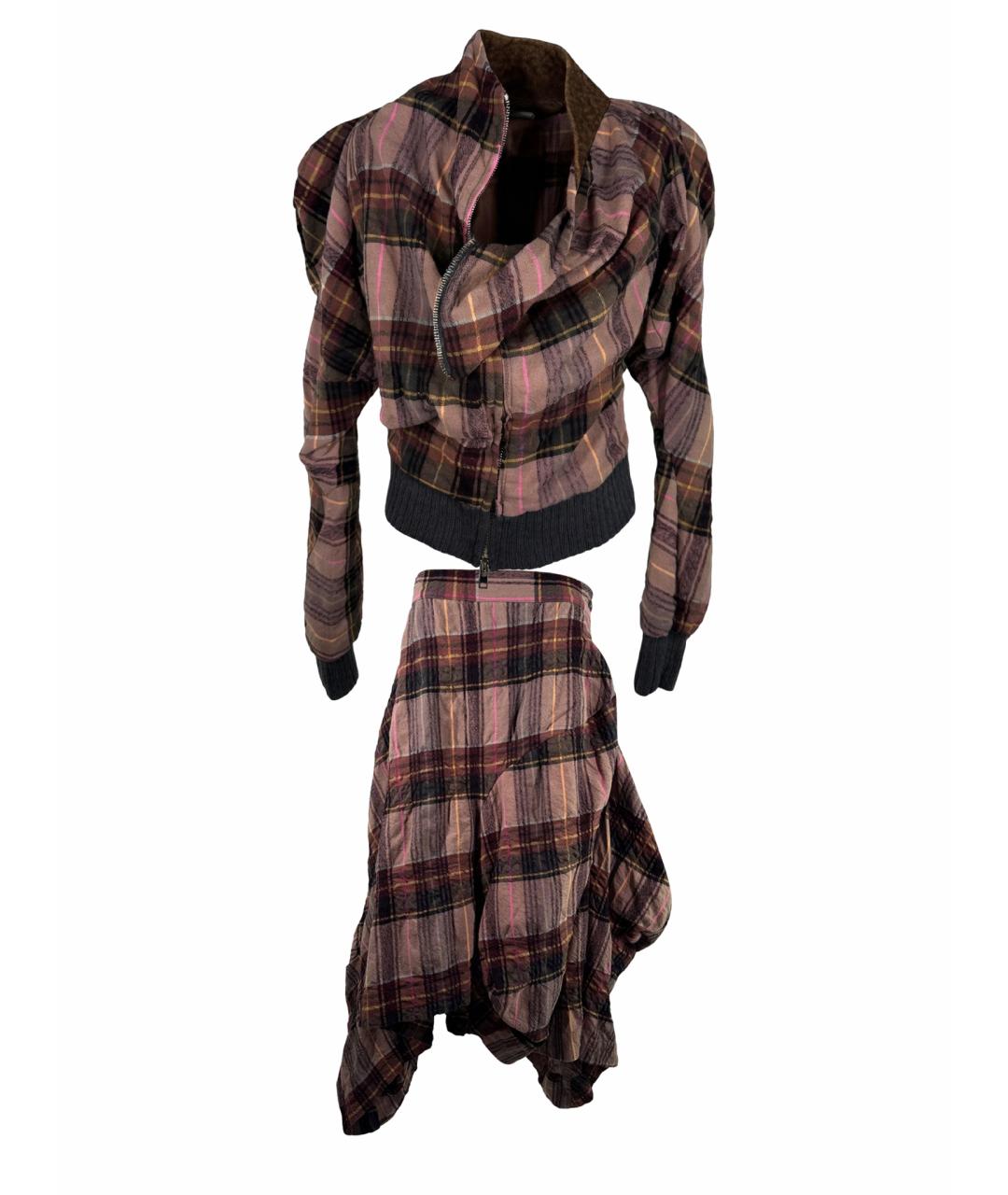 VIVIENNE WESTWOOD Мульти хлопковый костюм с юбками, фото 9