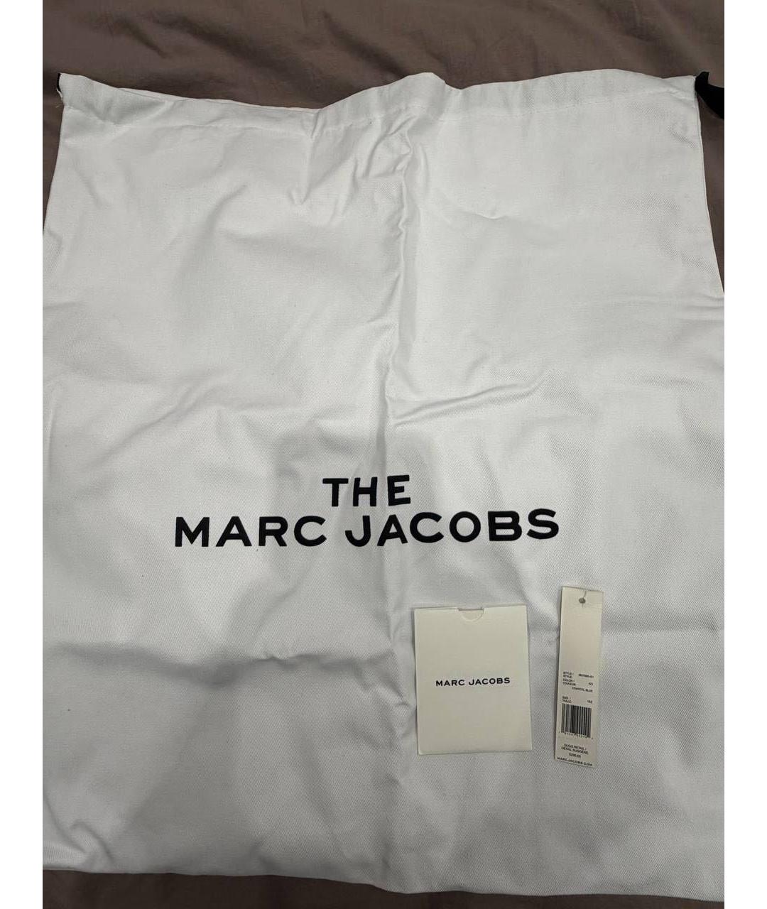 MARC JACOBS Синяя кожаная сумка тоут, фото 6