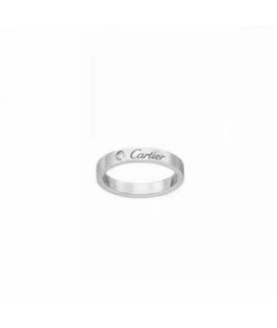 CARTIER Белое платиновое кольцо, фото 7