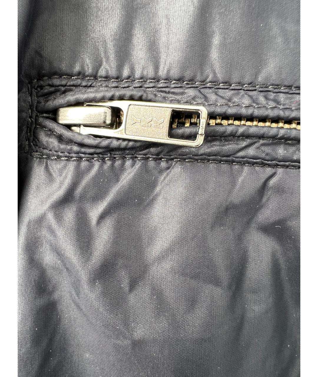 LOVE MOSCHINO Черная полиамидовая куртка, фото 4