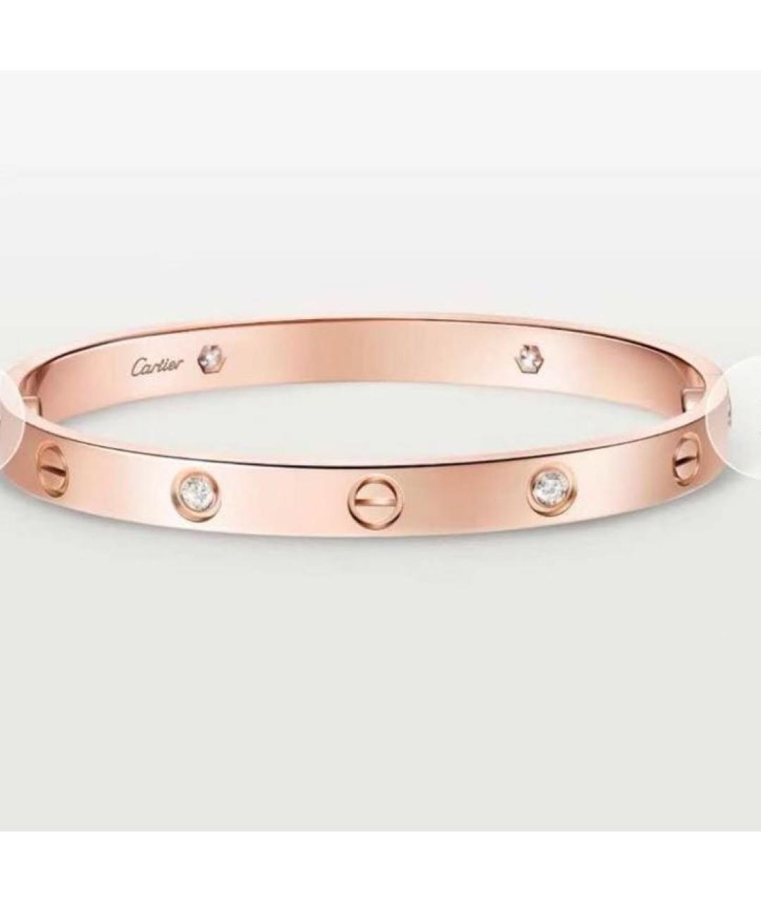 CARTIER Розовый браслет из розового золота, фото 9