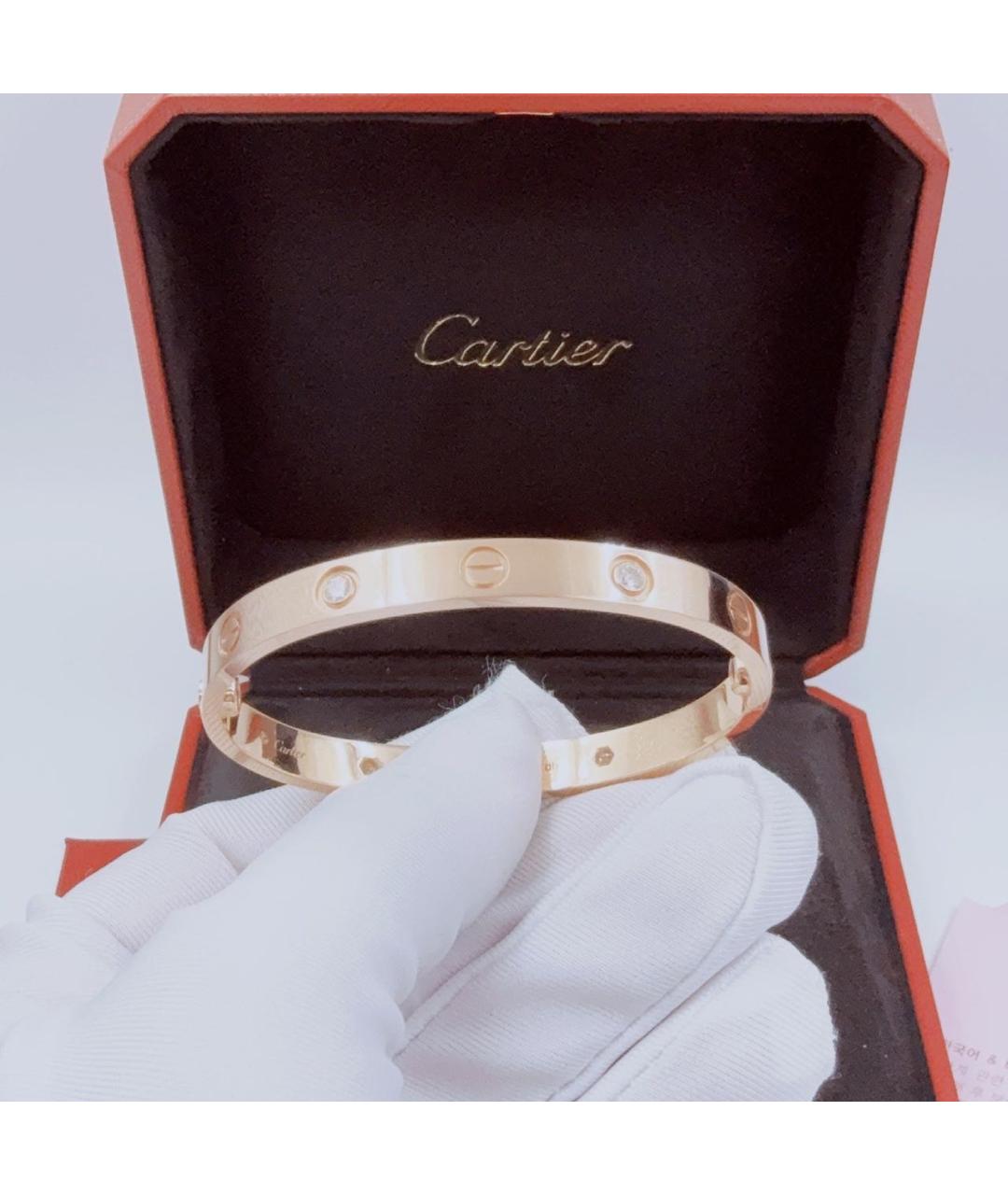 CARTIER Розовый браслет из розового золота, фото 3