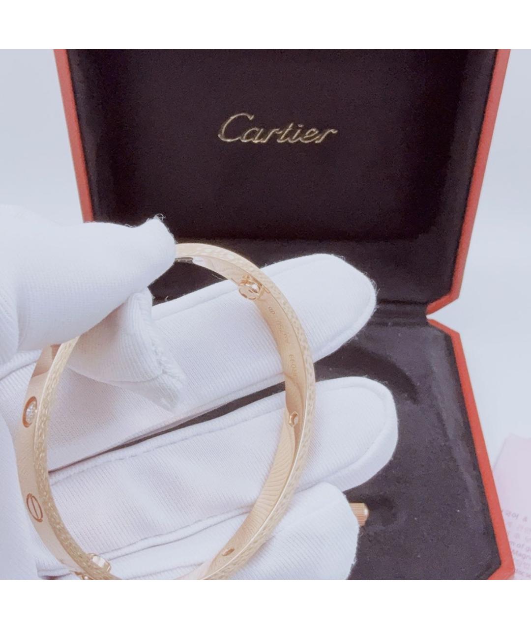 CARTIER Розовый браслет из розового золота, фото 8