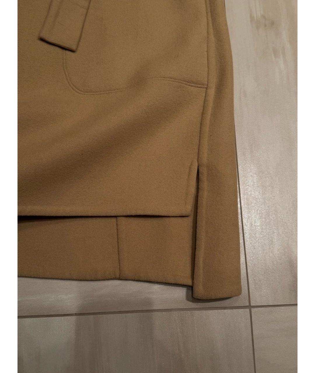 CHLOE Горчичное шерстяное пальто, фото 7