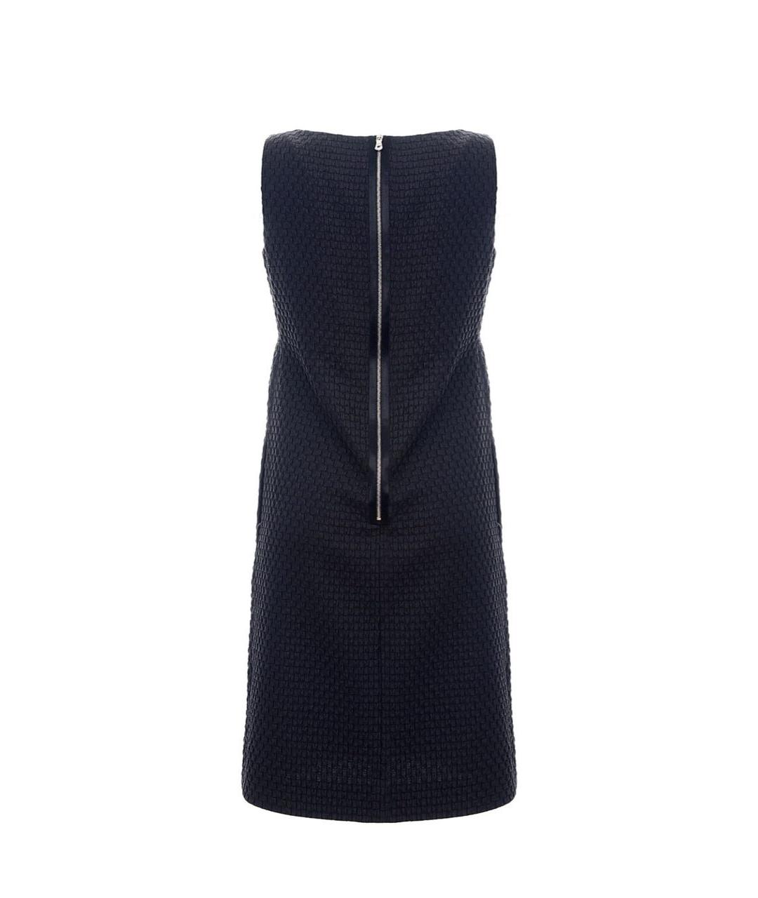 DOLCE&GABBANA Черное шелковое платье, фото 2