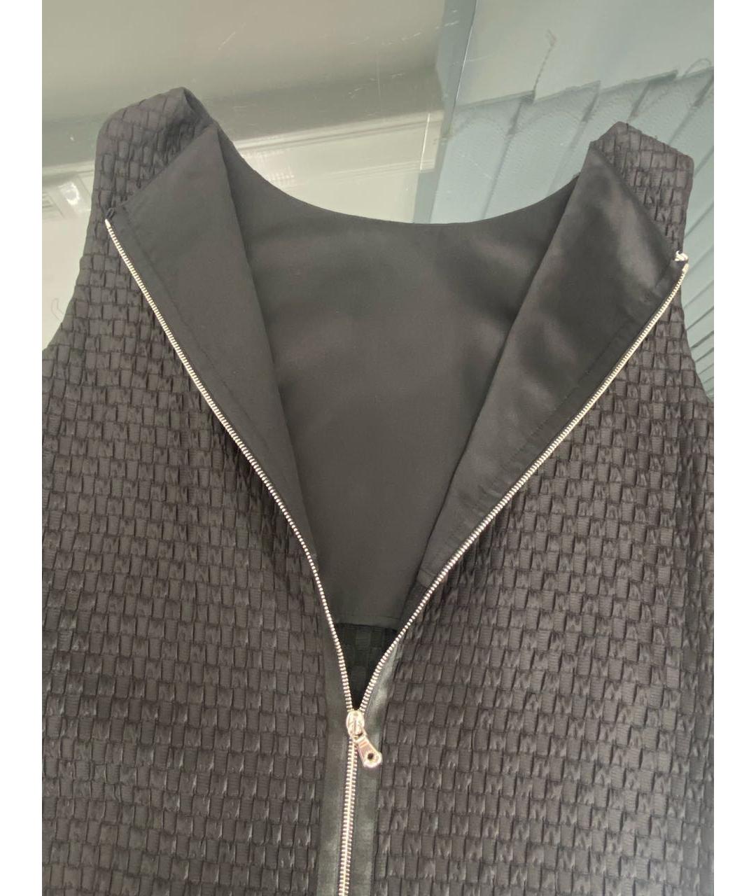 DOLCE&GABBANA Черное шелковое платье, фото 3