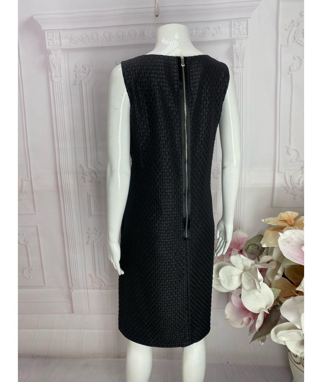 DOLCE&GABBANA Черное шелковое платье, фото 7