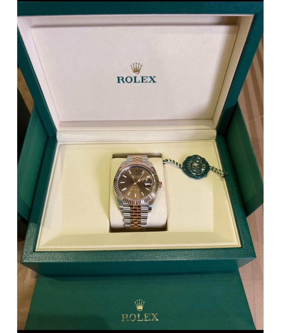 ROLEX Золотые часы из розового золота, фото 4