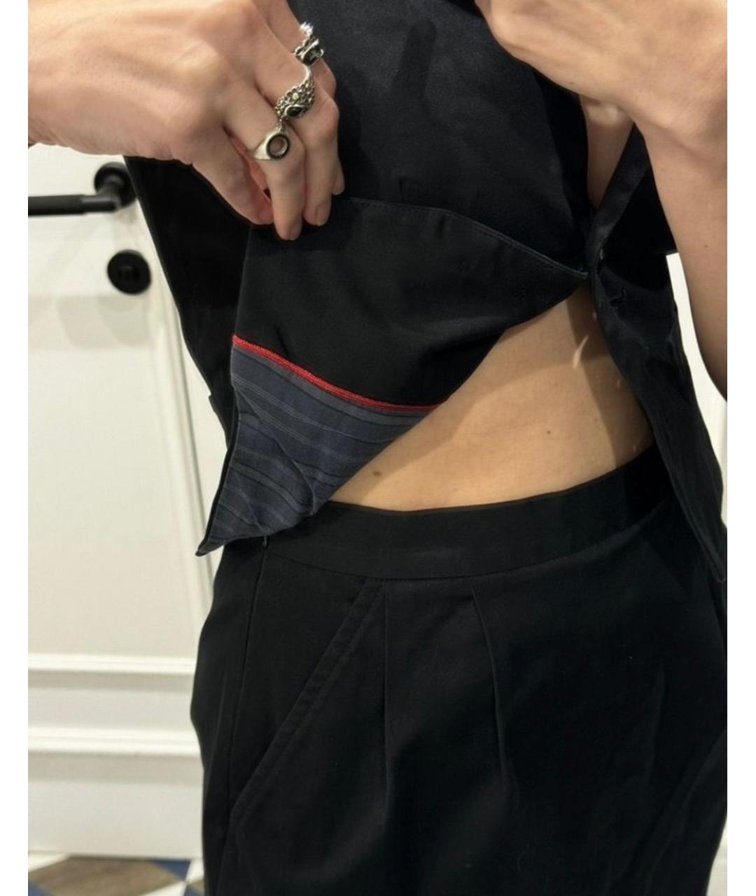 MARC BY MARC JACOBS Черное хлопковое коктейльное платье, фото 5