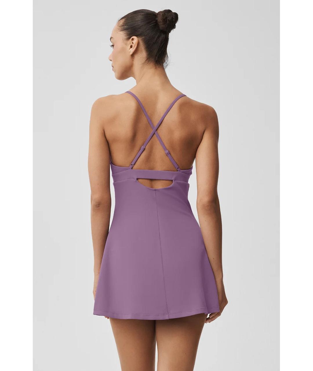 ALO YOGA Фиолетовое платье, фото 3