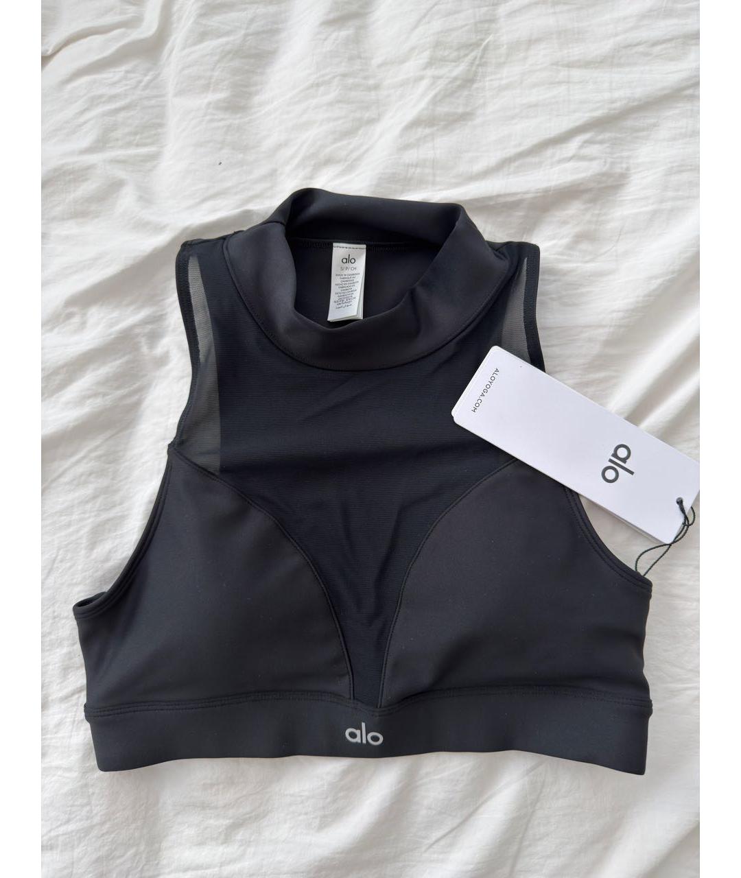 ALO YOGA Черная спортивная куртка, фото 5