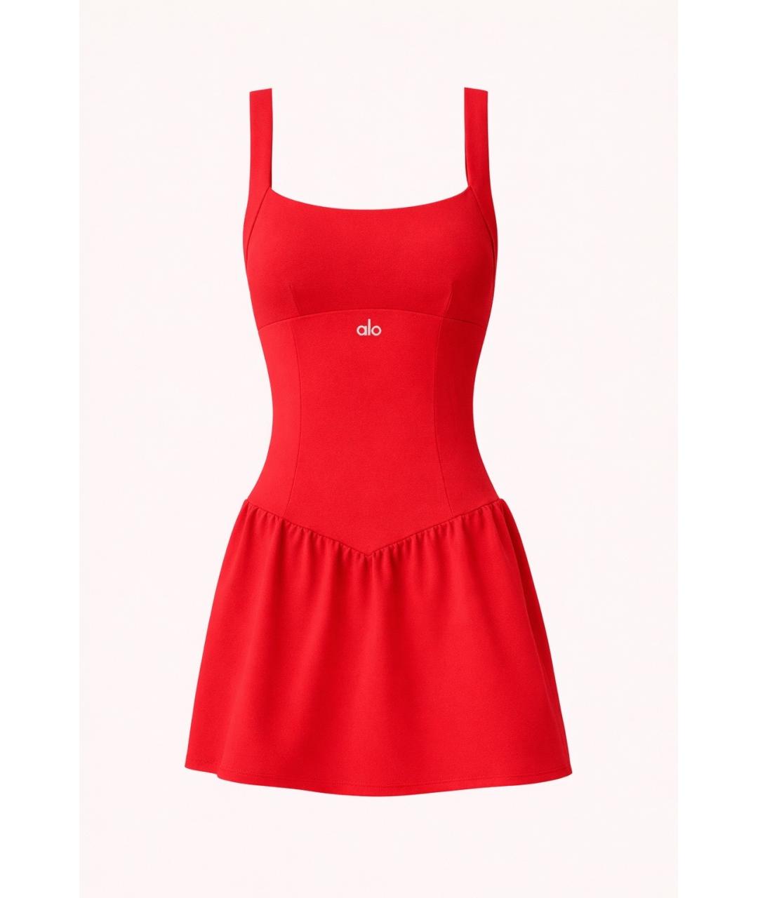 ALO YOGA Красное платье, фото 6