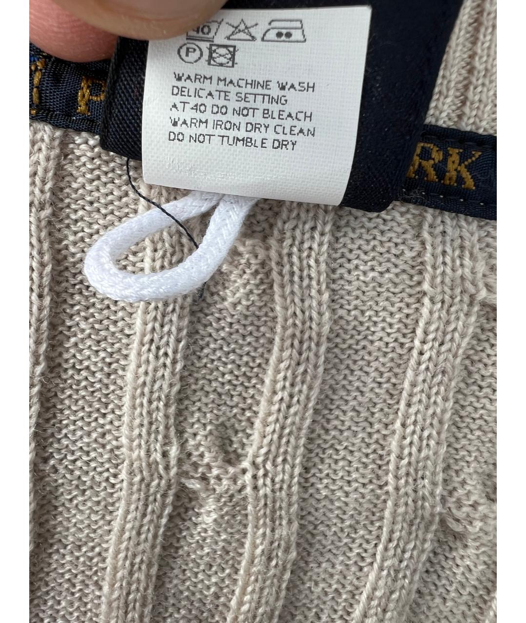 PAUL & SHARK Бежевый шерстяной джемпер / свитер, фото 5