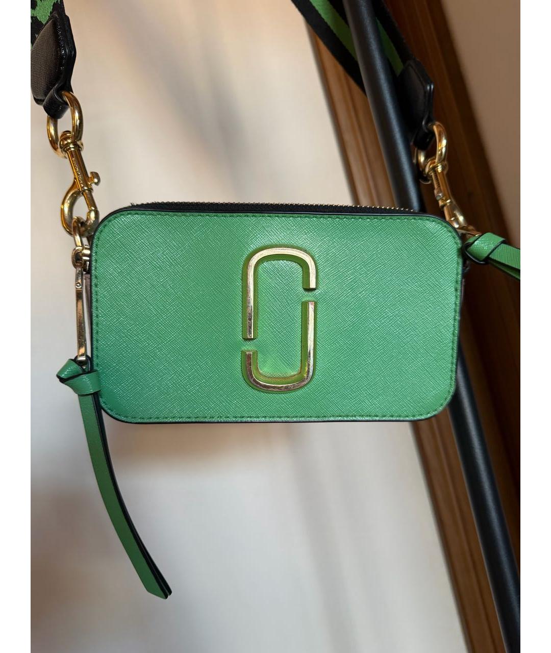 MARC JACOBS Зеленая кожаная сумка через плечо, фото 2
