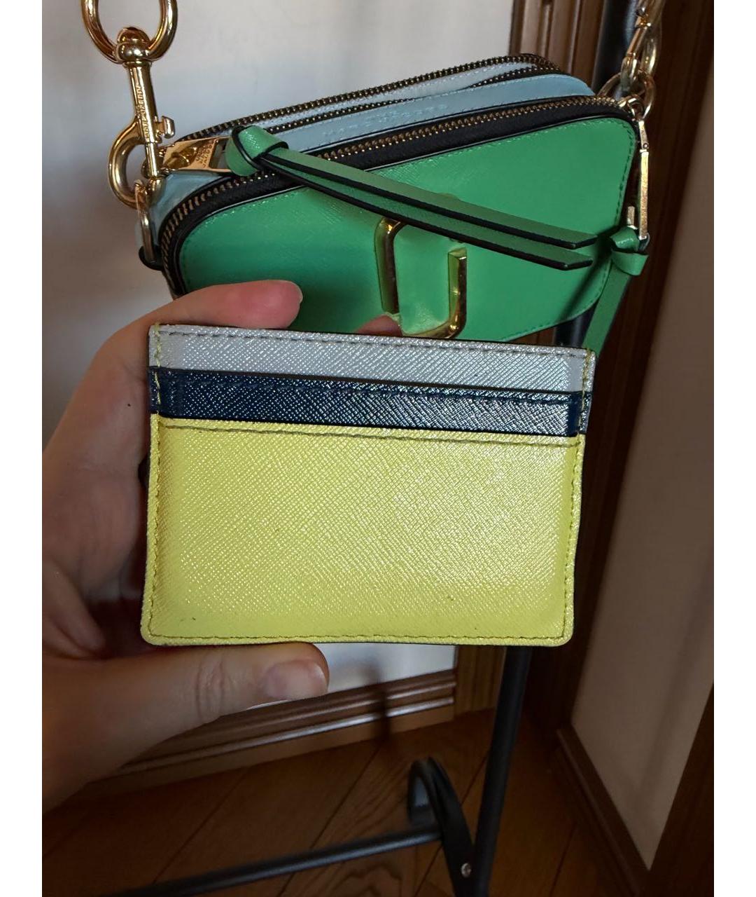 MARC JACOBS Зеленая кожаная сумка через плечо, фото 7