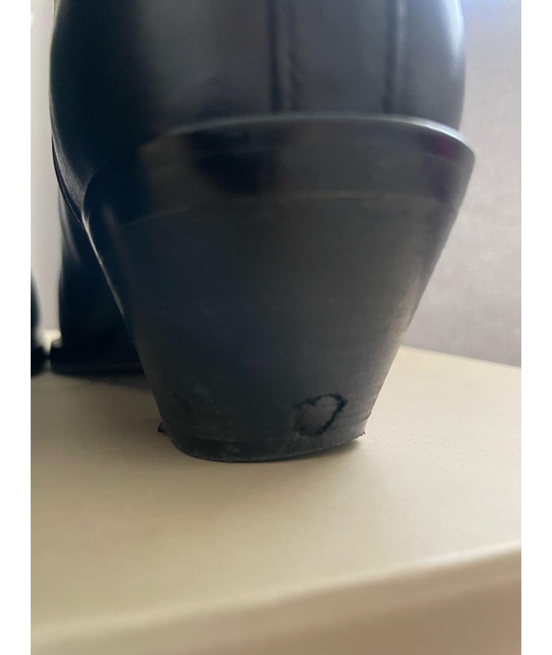 12 STOREEZ Черные кожаные сапоги, фото 8