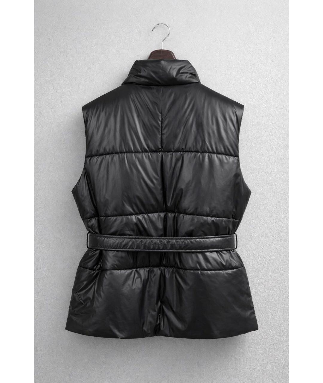 CALVIN KLEIN Черный полиэстеровый жилет, фото 2