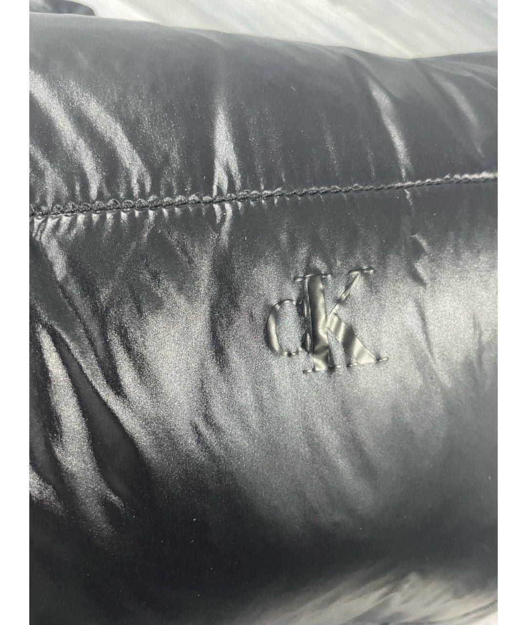 CALVIN KLEIN Черный полиэстеровый жилет, фото 4