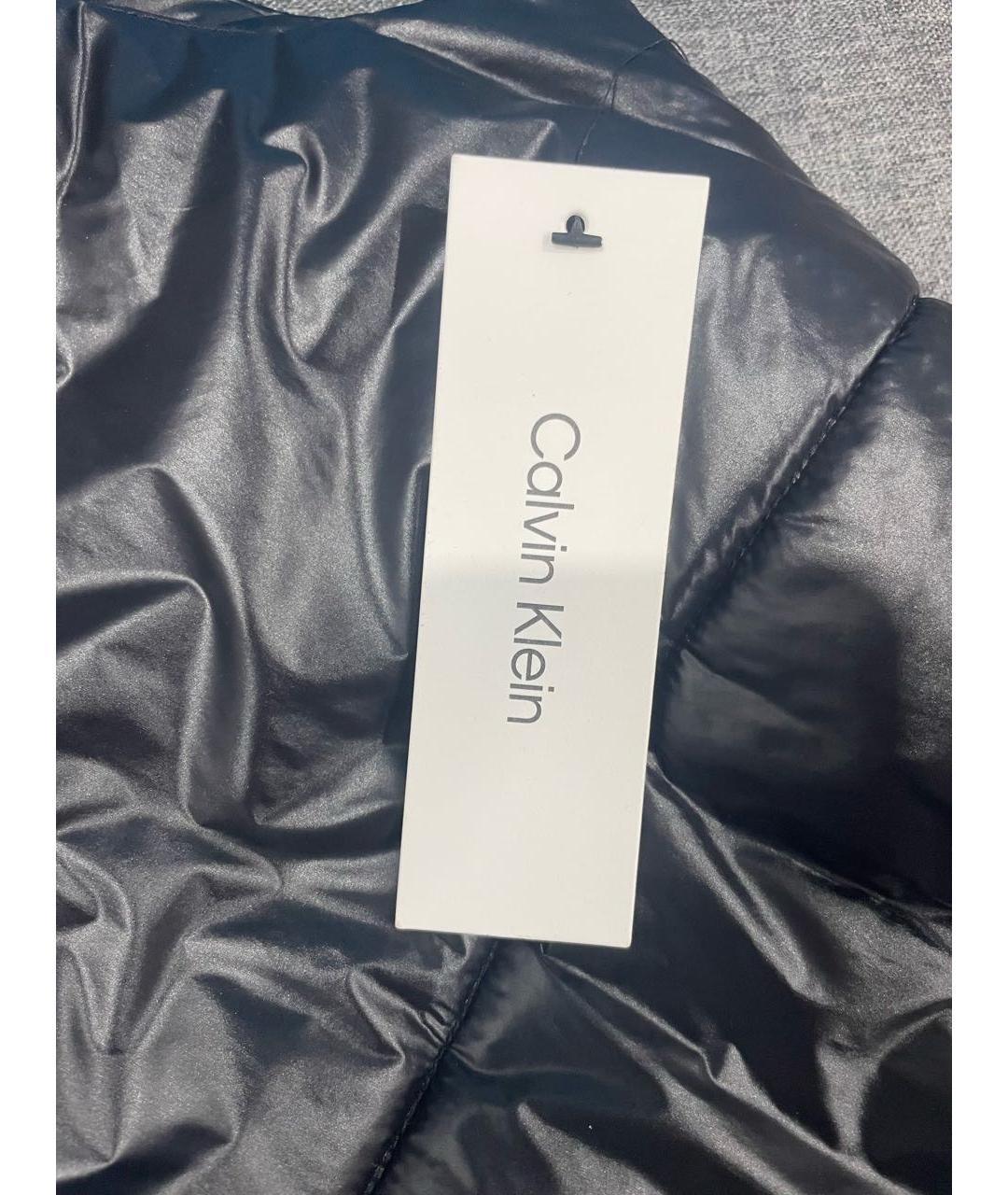 CALVIN KLEIN Черный полиэстеровый жилет, фото 3