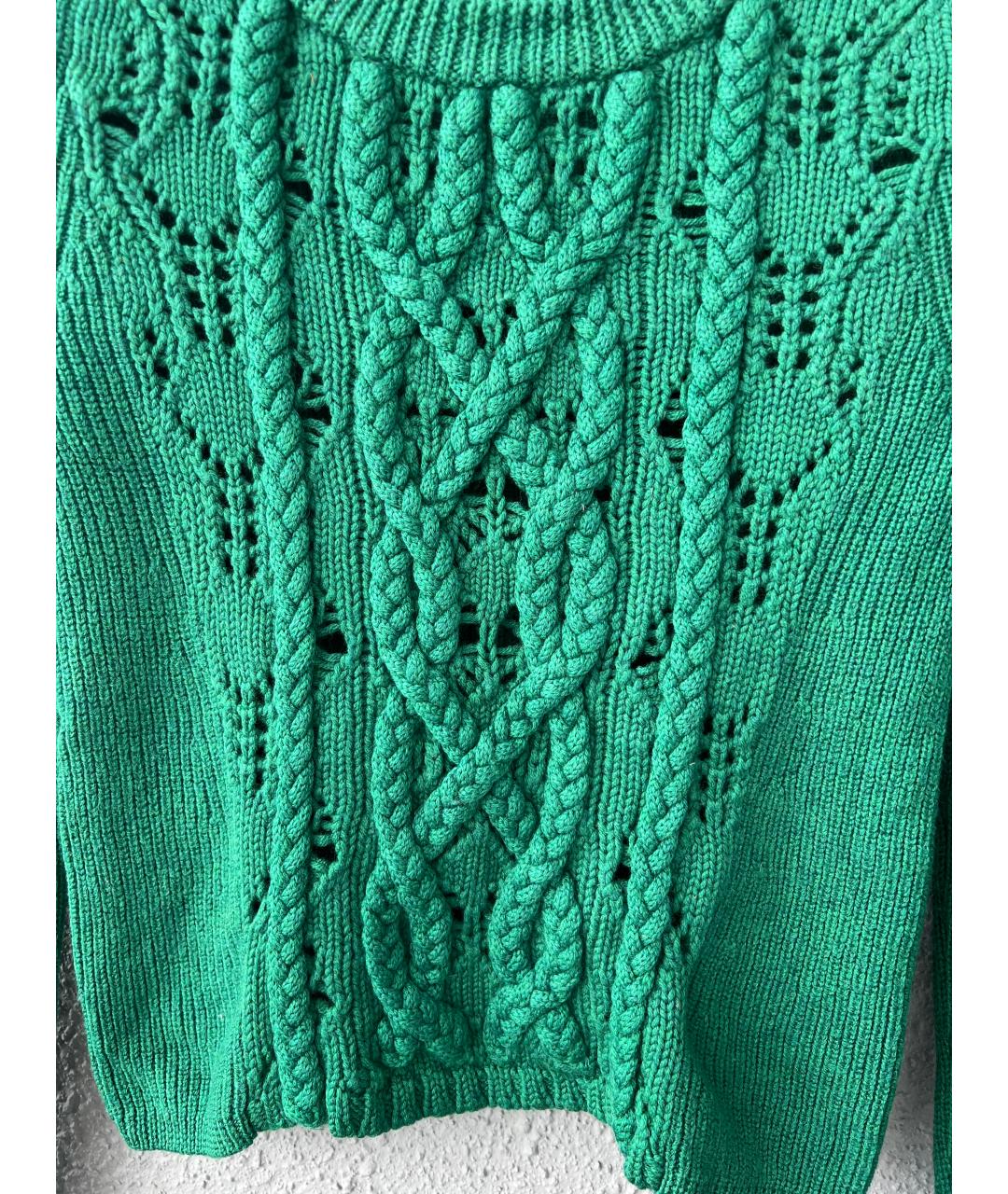 MARC BY MARC JACOBS Зеленый шерстяной джемпер / свитер, фото 2