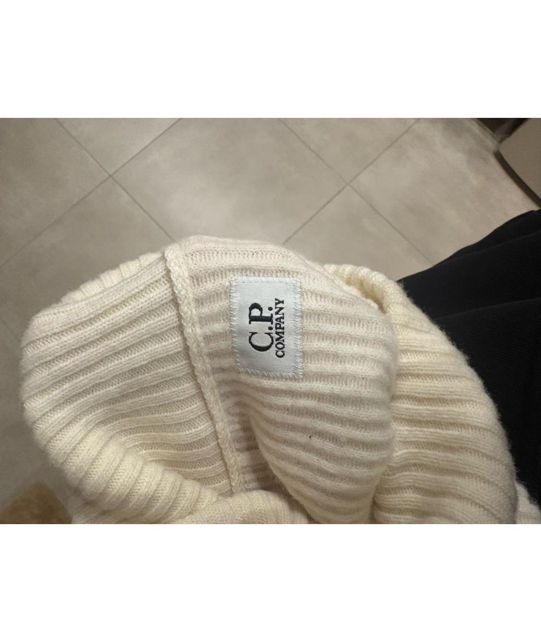 CP COMPANY Белый шерстяной джемпер / свитер, фото 3