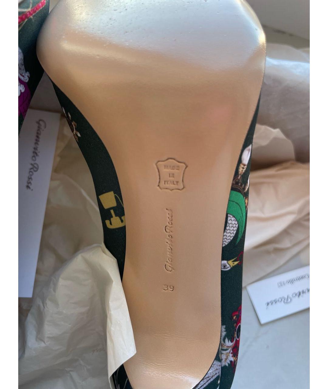 GIANVITO ROSSI Зеленые туфли, фото 6