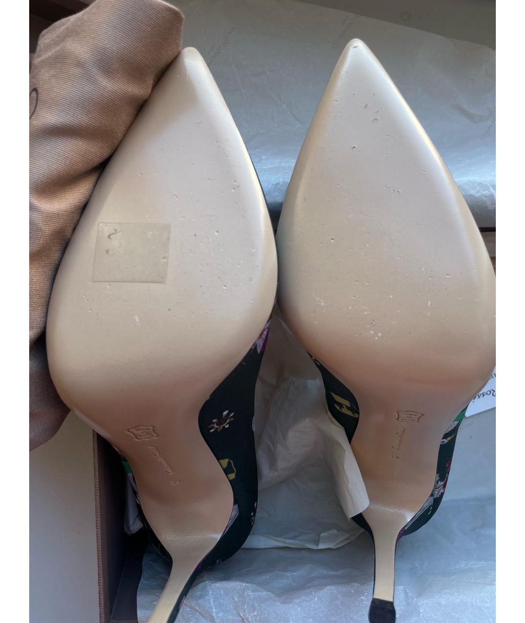 GIANVITO ROSSI Зеленые туфли, фото 5