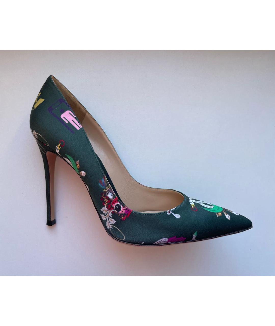 GIANVITO ROSSI Зеленые туфли, фото 9