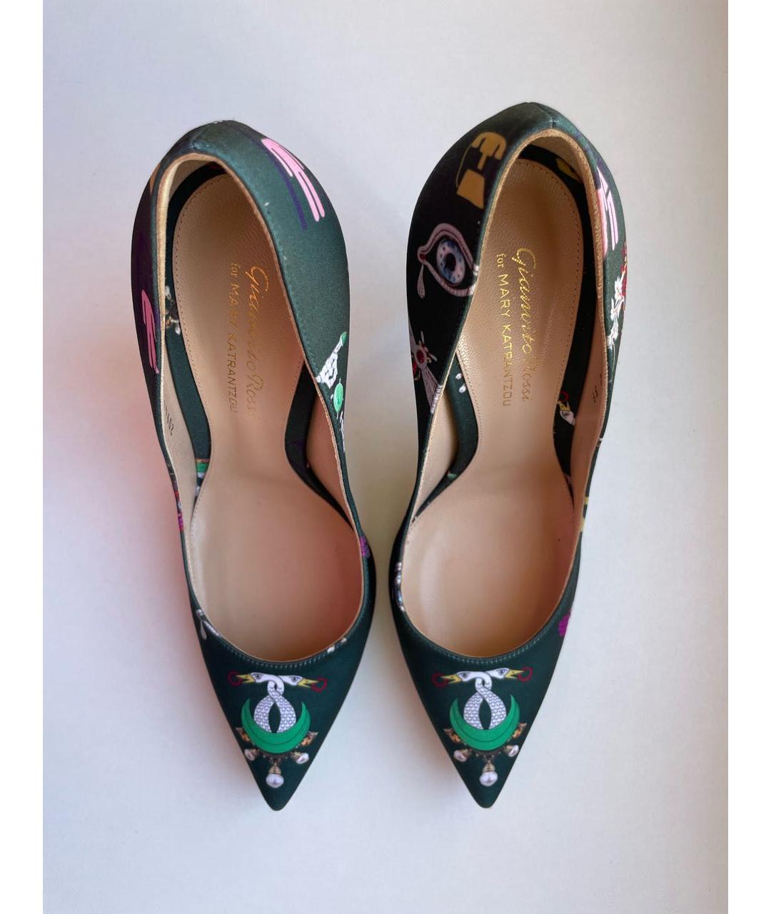 GIANVITO ROSSI Зеленые туфли, фото 2
