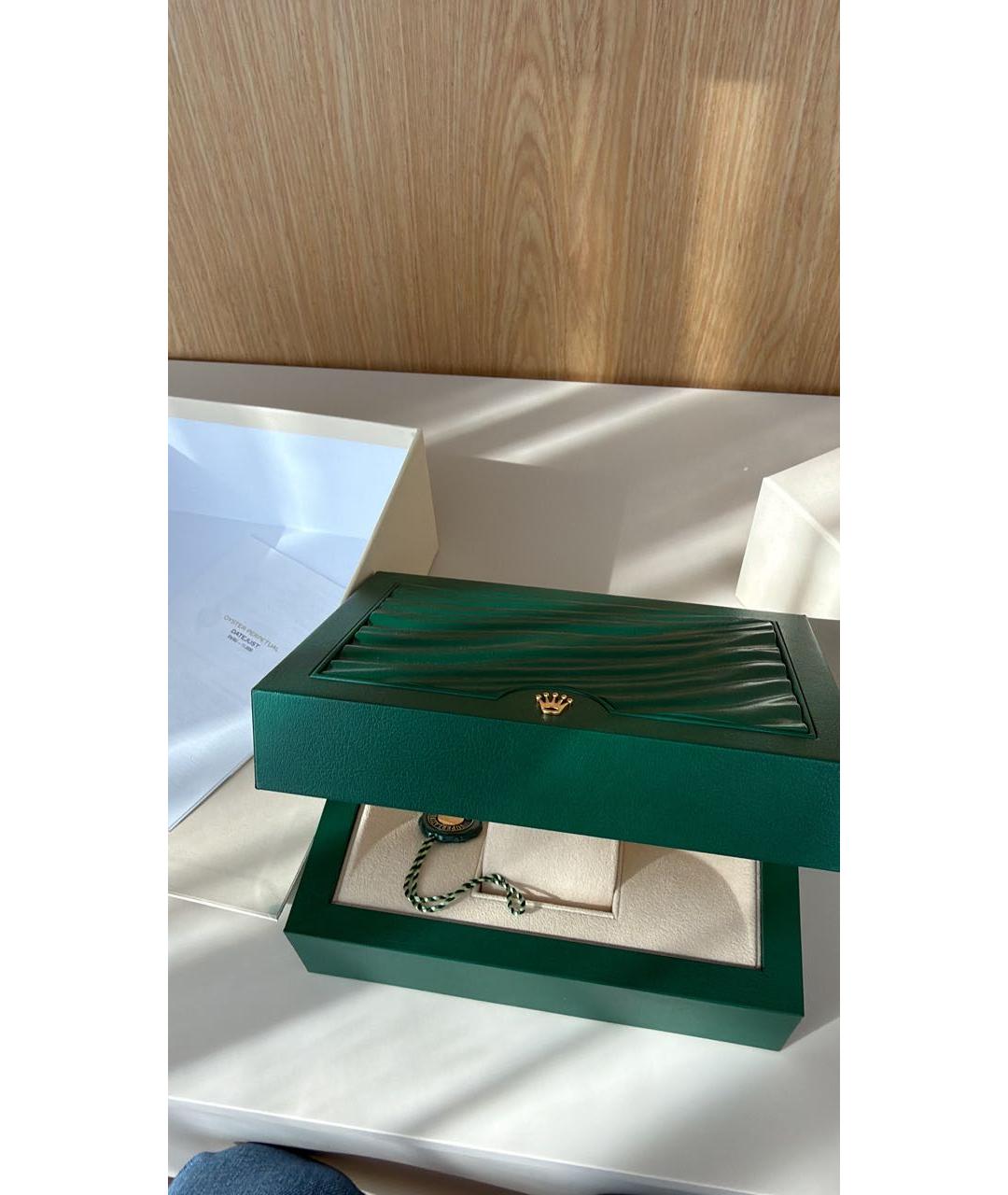 ROLEX Розовые часы из белого золота, фото 7