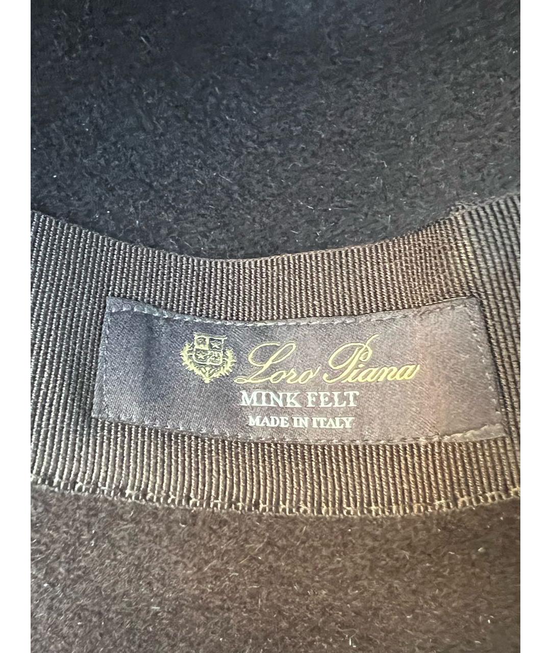 LORO PIANA Коричневая шляпа, фото 3