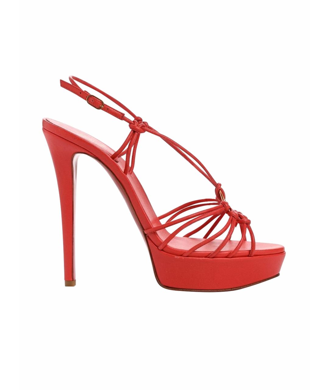 CHRISTIAN LOUBOUTIN Кожаные босоножки, фото 1