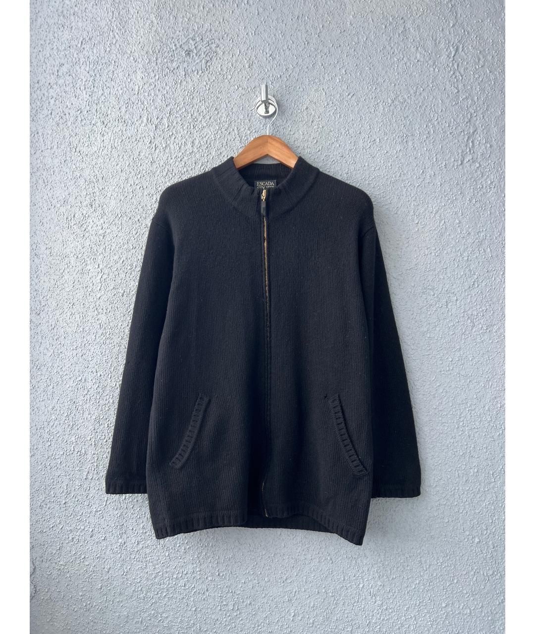 ESCADA Черный шерстяной джемпер / свитер, фото 4