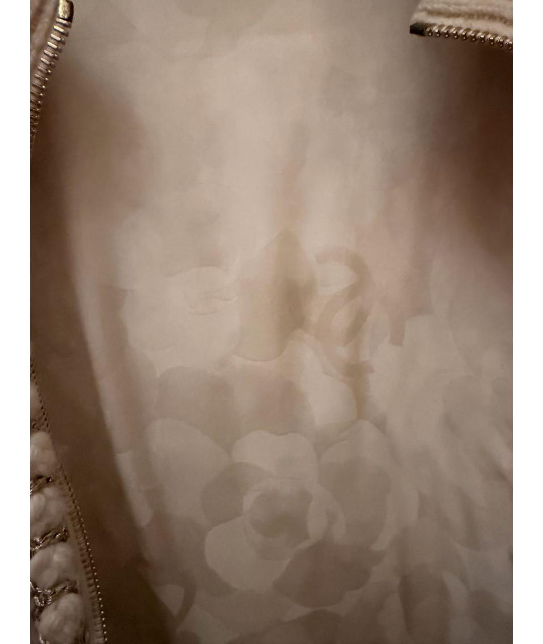 CHANEL Белая кашемировая куртка, фото 7