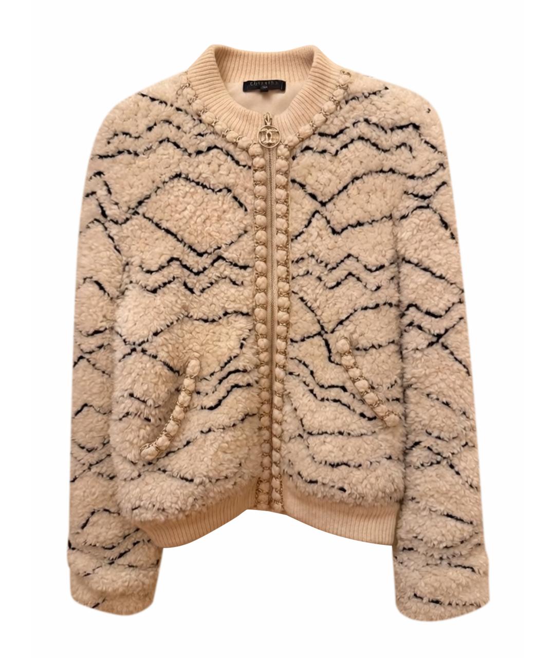 CHANEL Белая кашемировая куртка, фото 1