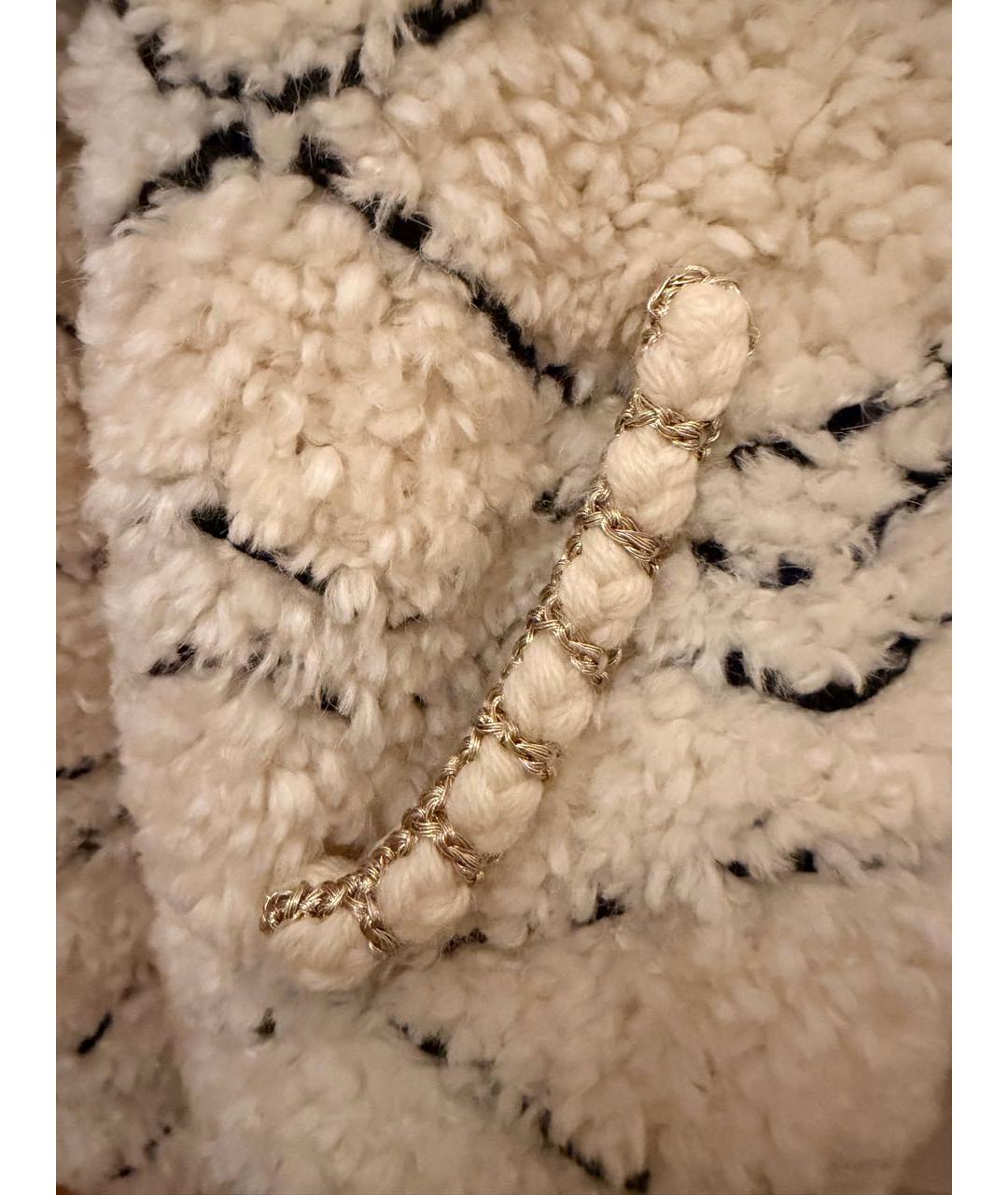 CHANEL Белая кашемировая куртка, фото 5