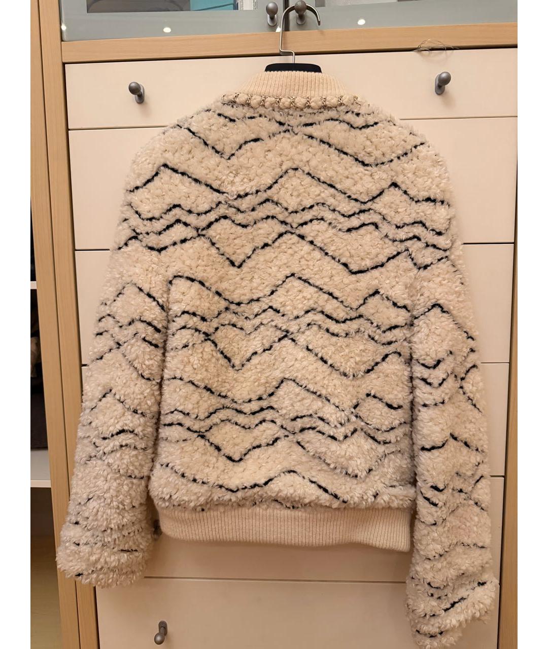 CHANEL Белая кашемировая куртка, фото 2