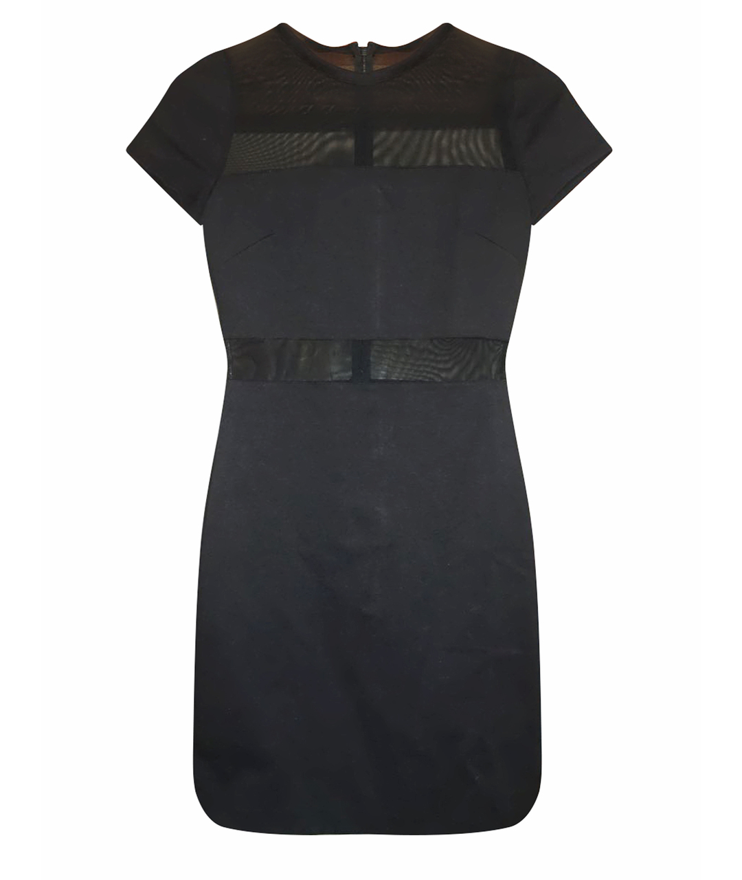 MICHAEL KORS Черное хлопко-эластановое платье, фото 1