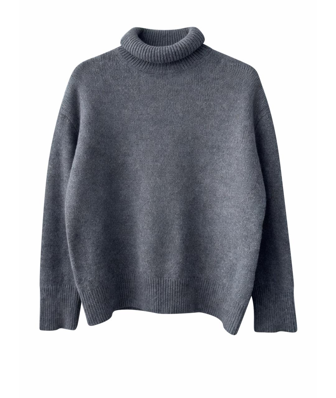 12 STOREEZ Серый шерстяной джемпер / свитер, фото 1