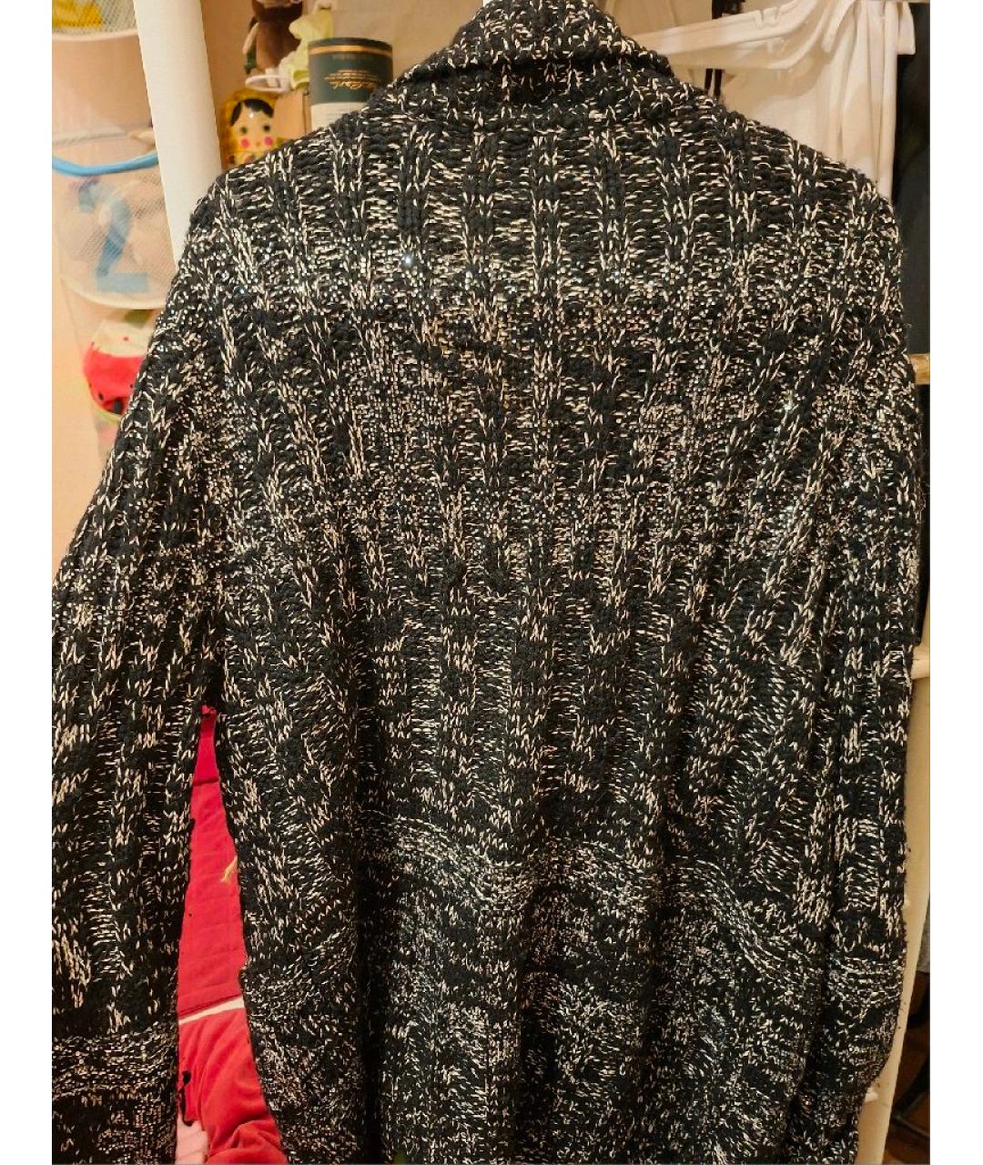 CHANEL Черный кашемировый кардиган, фото 2