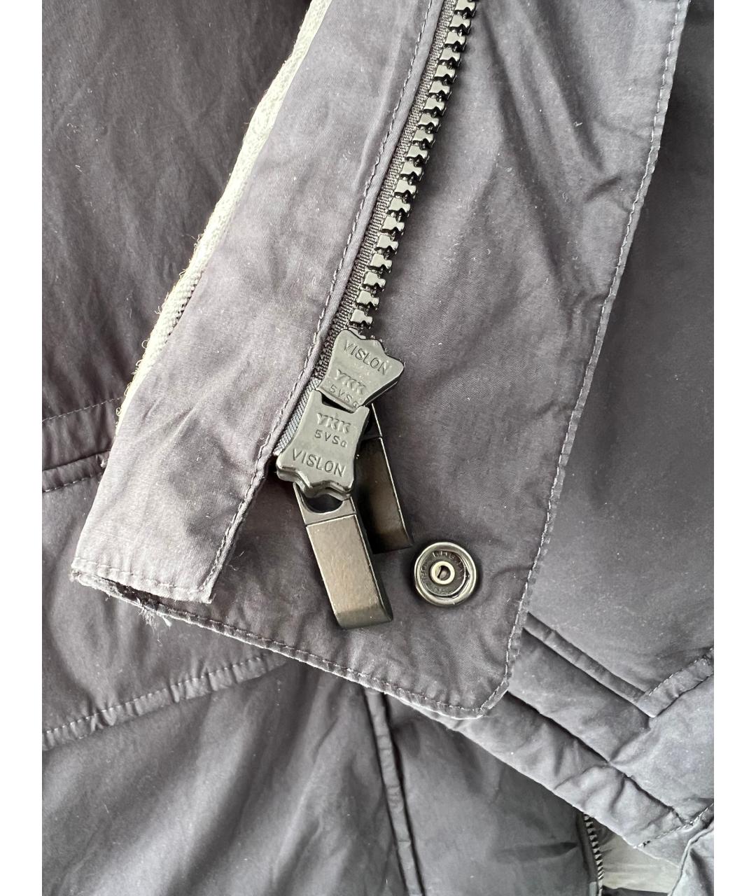 ZEGNA Темно-синий полиамидовый пуховик, фото 5