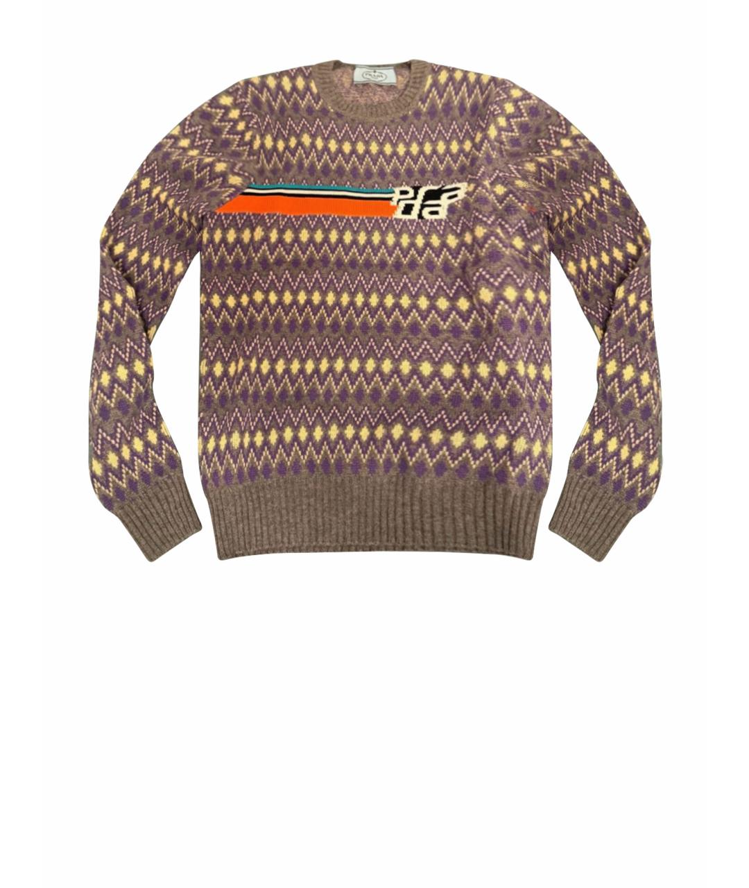 PRADA Мульти шерстяной джемпер / свитер, фото 1