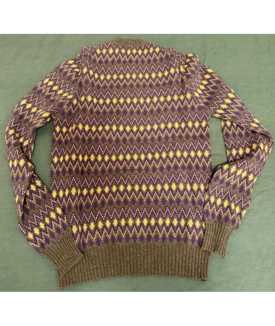 PRADA Мульти шерстяной джемпер / свитер, фото 2