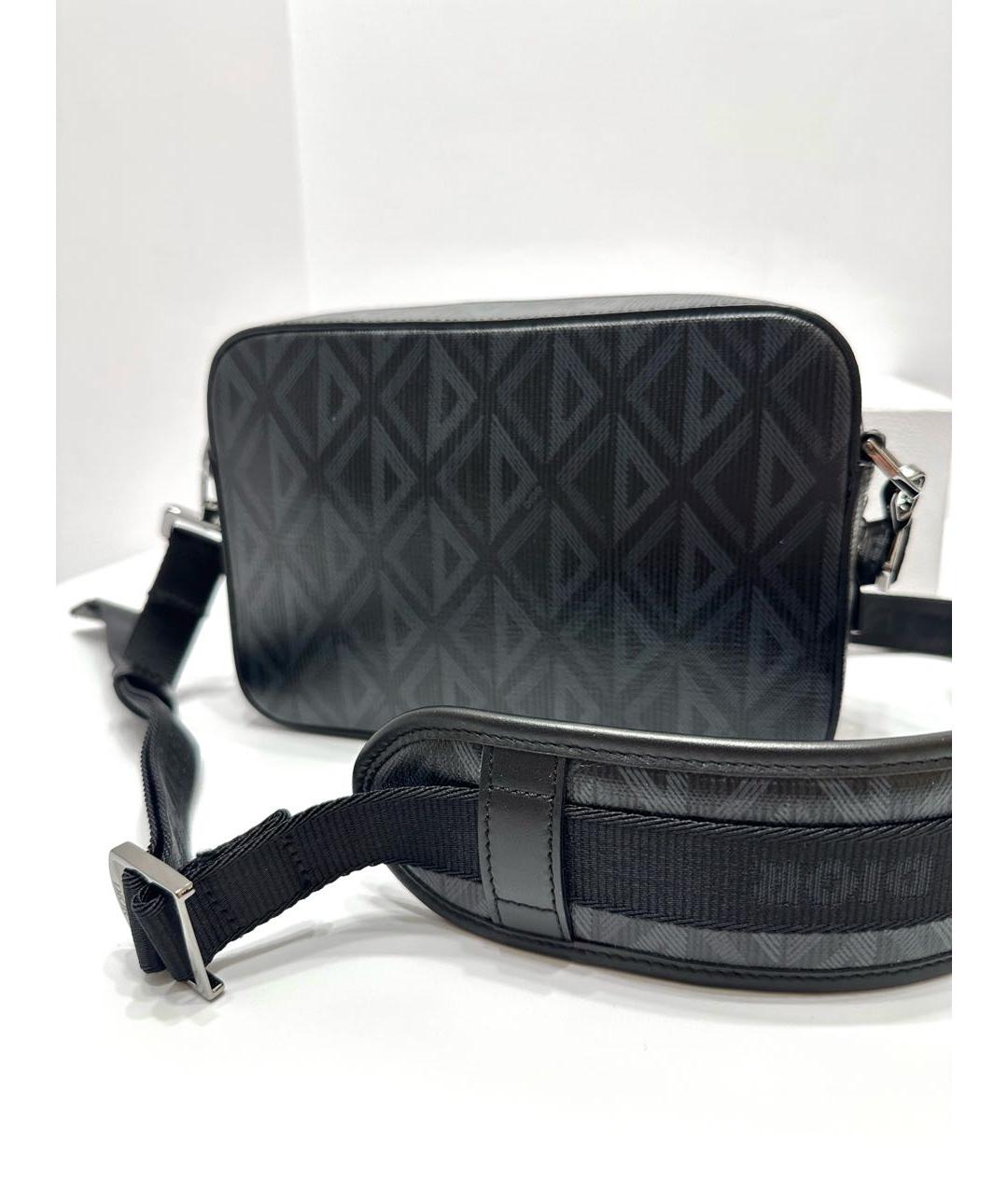 CHRISTIAN DIOR Темно-синяя сумка на плечо, фото 8