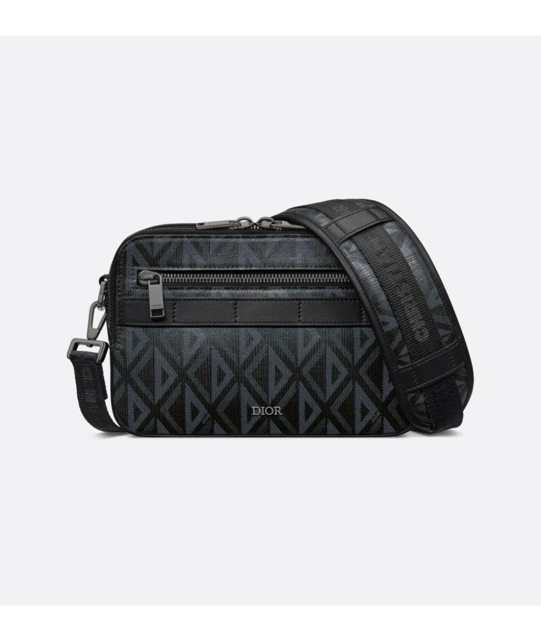 CHRISTIAN DIOR Темно-синяя сумка на плечо, фото 9