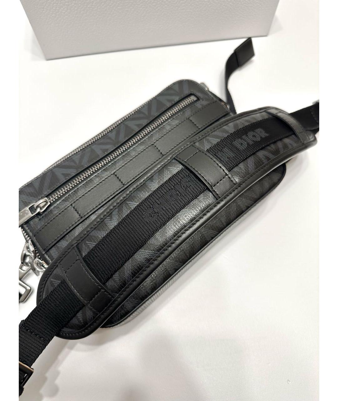 CHRISTIAN DIOR Темно-синяя сумка на плечо, фото 5