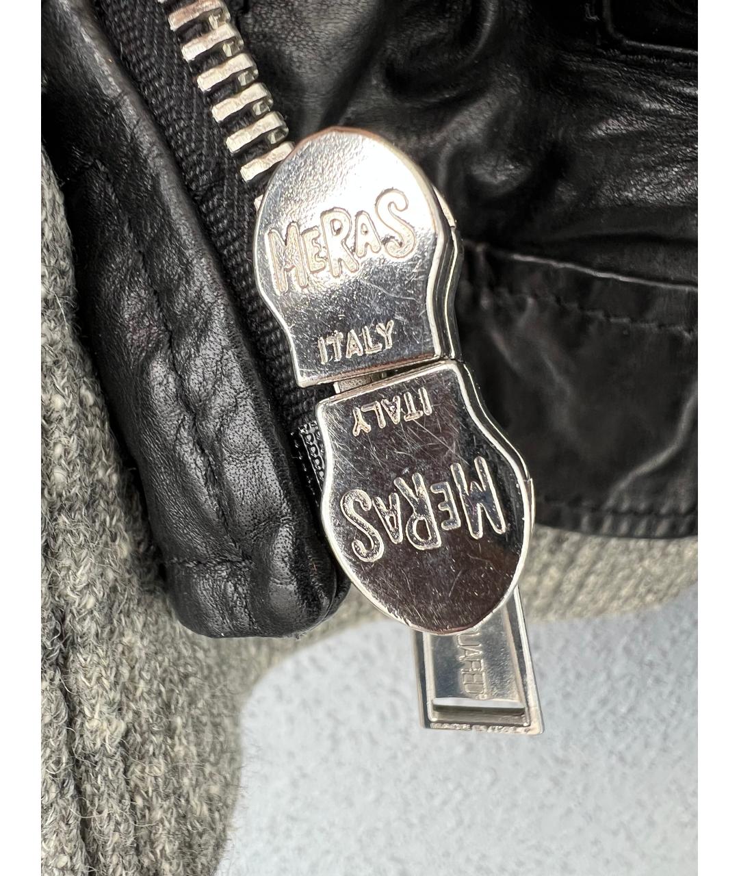 DSQUARED2 Черная кожаная куртка, фото 9