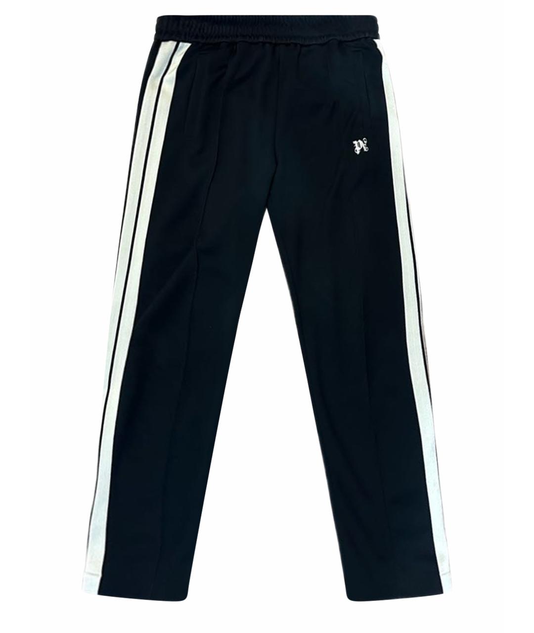 PALM ANGELS Черные полиэстеровые повседневные брюки, фото 1